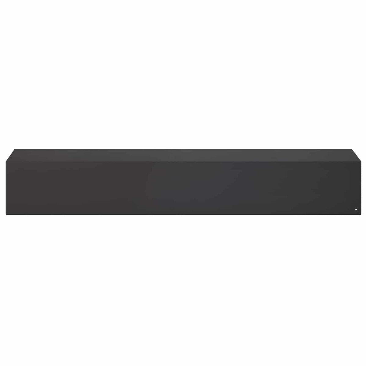 Garden Cover Profile 100 x 20 x 15 cm Steel 2 pcs Black
