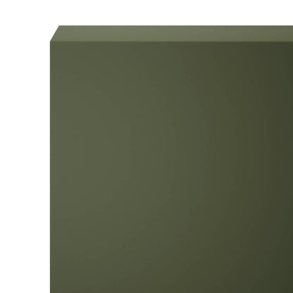 vidaXL Garden Cover Profile 10 pcs 100 x 20 x 15 cm Steel Olive Green 6