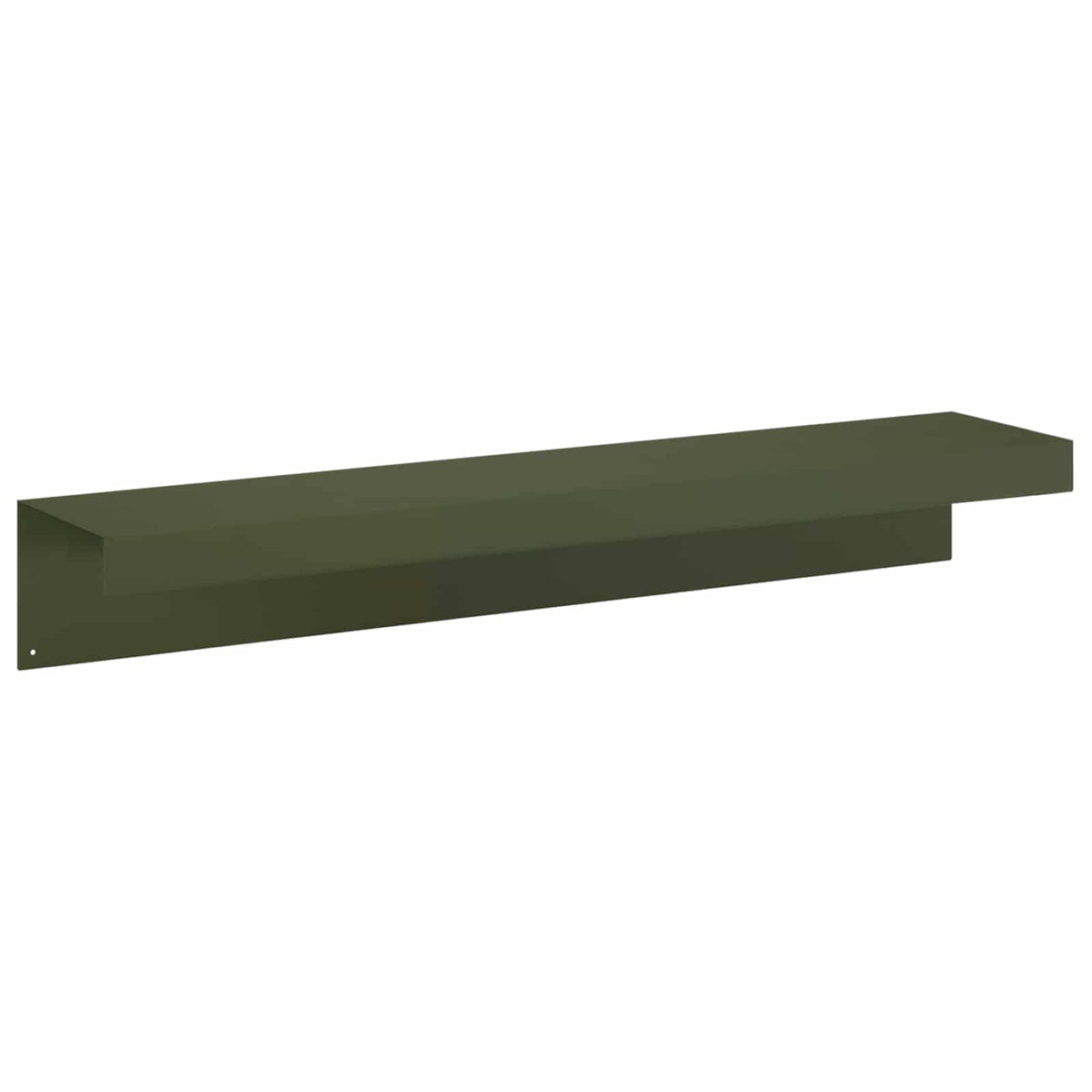vidaXL Garden Cover Profile 10 pcs 100 x 20 x 15 cm Steel Olive Green 5