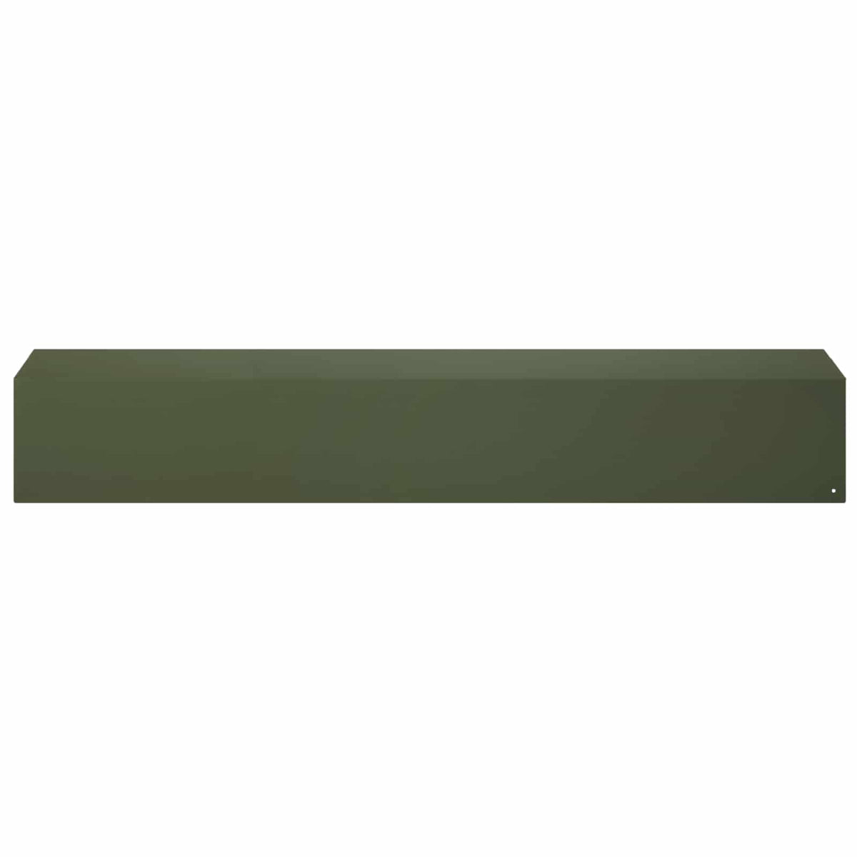 vidaXL Garden Cover Profile 10 pcs 100 x 20 x 15 cm Steel Olive Green 3