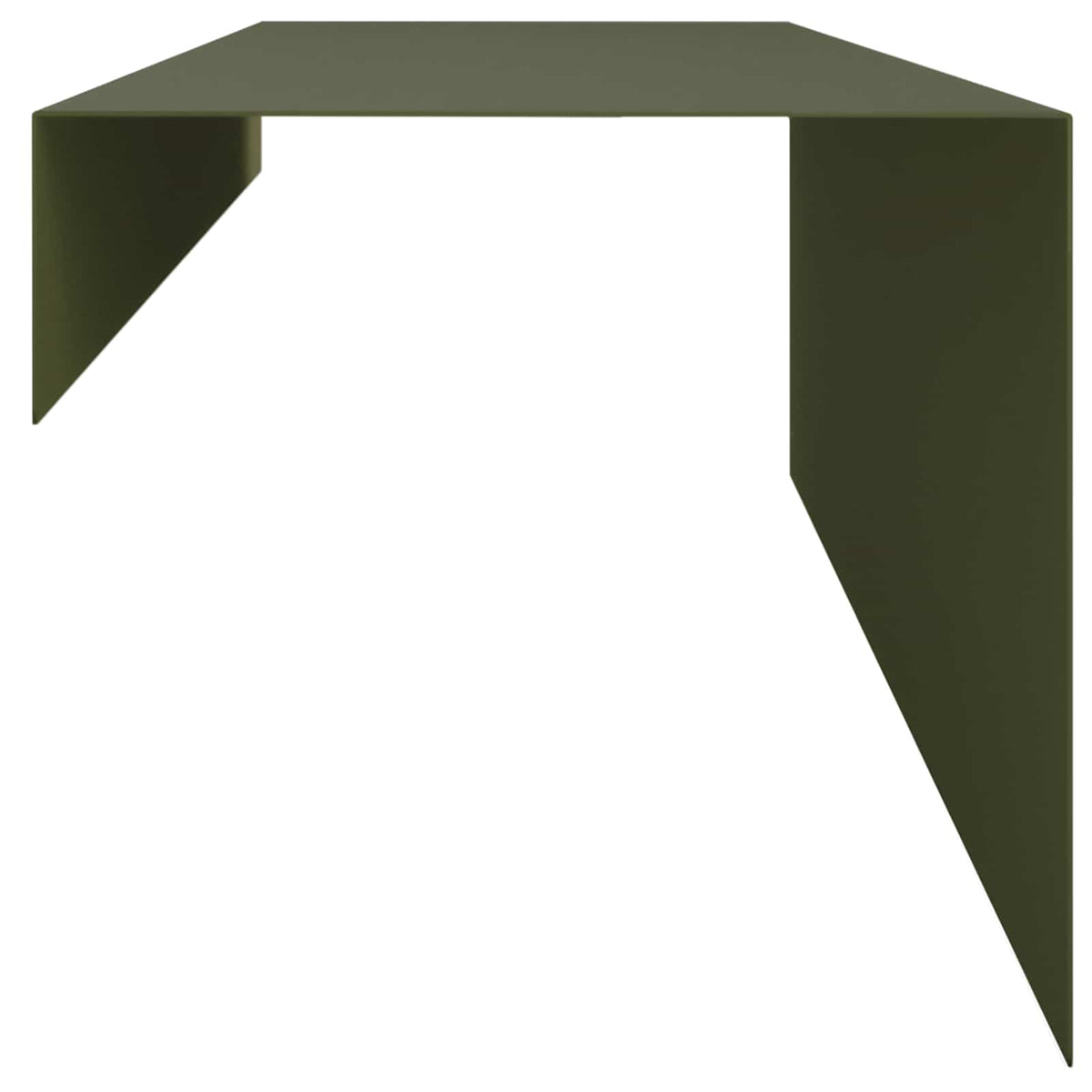 vidaXL Garden Cover Profile 10 pcs 100 x 20 x 15 cm Steel Olive Green 4