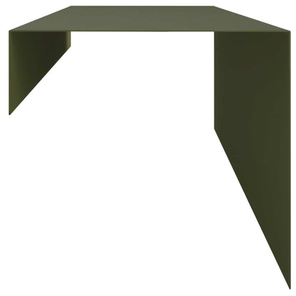 vidaXL Garden Cover Profile 10 pcs 100 x 20 x 15 cm Steel Olive Green 4