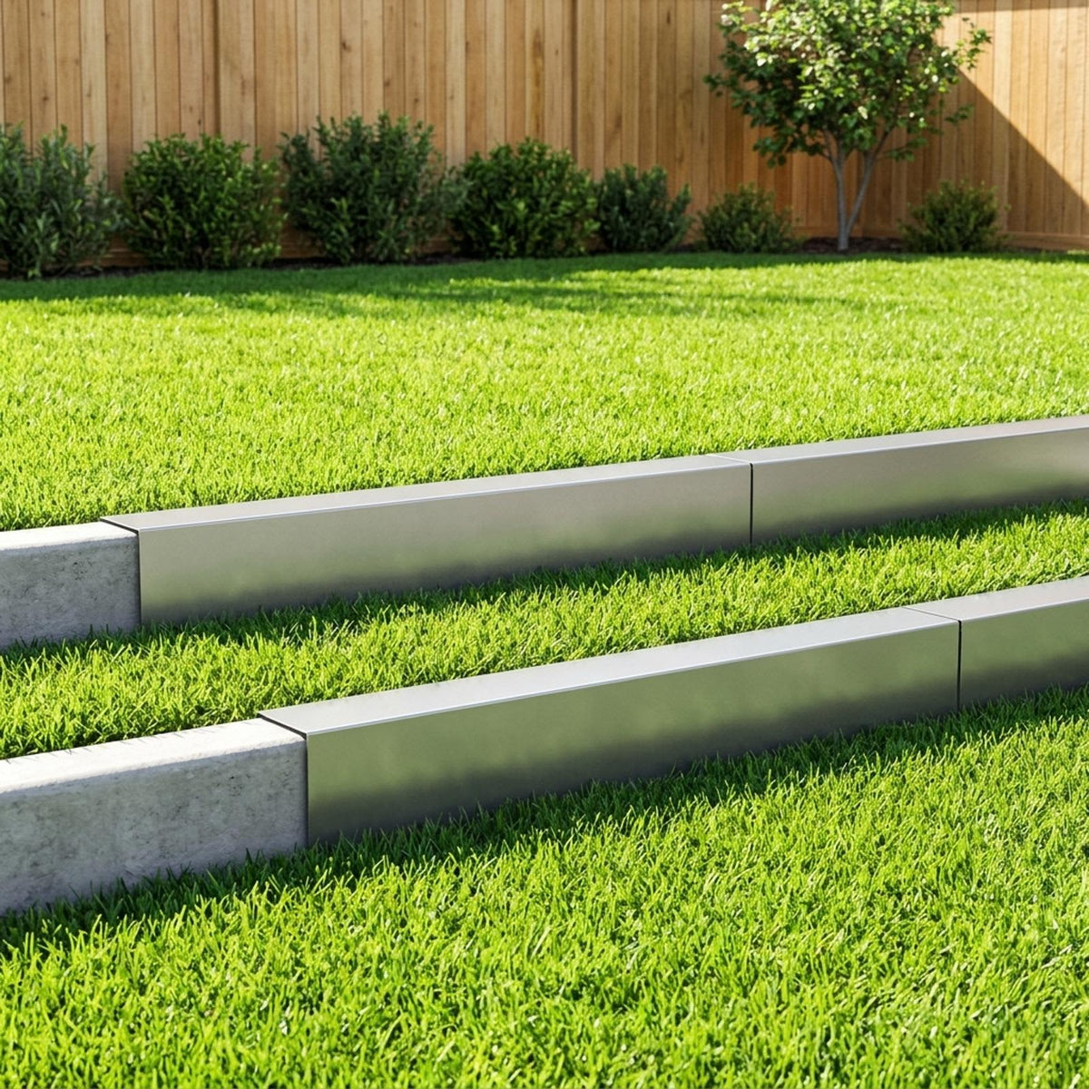 vidaXL Garden Cover Profile 10 pcs 100 x 20 x 15 cm Galvanised Steel 1