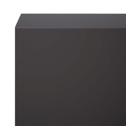 Garden Cover Profile 100 x 5 x 5 cm Steel 10 pcs Black
