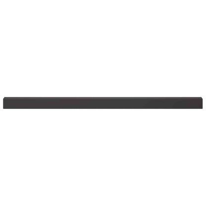 Garden Cover Profile 100 x 5 x 5 cm Steel 10 pcs Black