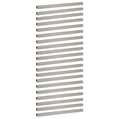 vidaXL Garden Cover Profile 20 pcs 100 x 5 x 5 cm Stainless Steel 2