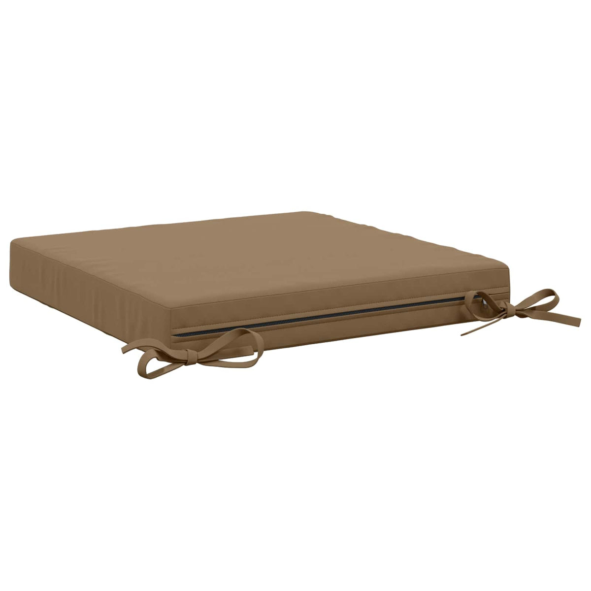 Seat Cushions SOEST 100% Polyester Taupe 50 x 50 x 7 cm 4 pcs Taupe (polyester)