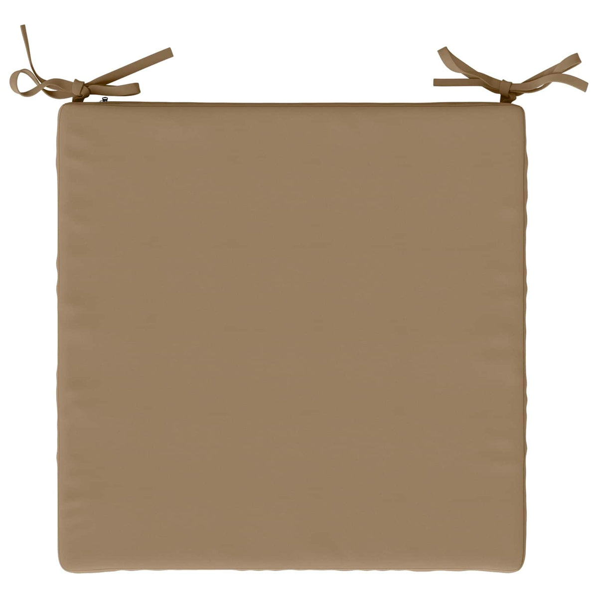 Seat Cushions SOEST 100% Polyester Taupe 50 x 50 x 7 cm 4 pcs Taupe (polyester)