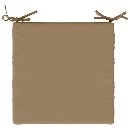 Seat Cushions SOEST 100% Polyester Taupe 50 x 50 x 7 cm 4 pcs Taupe (polyester)