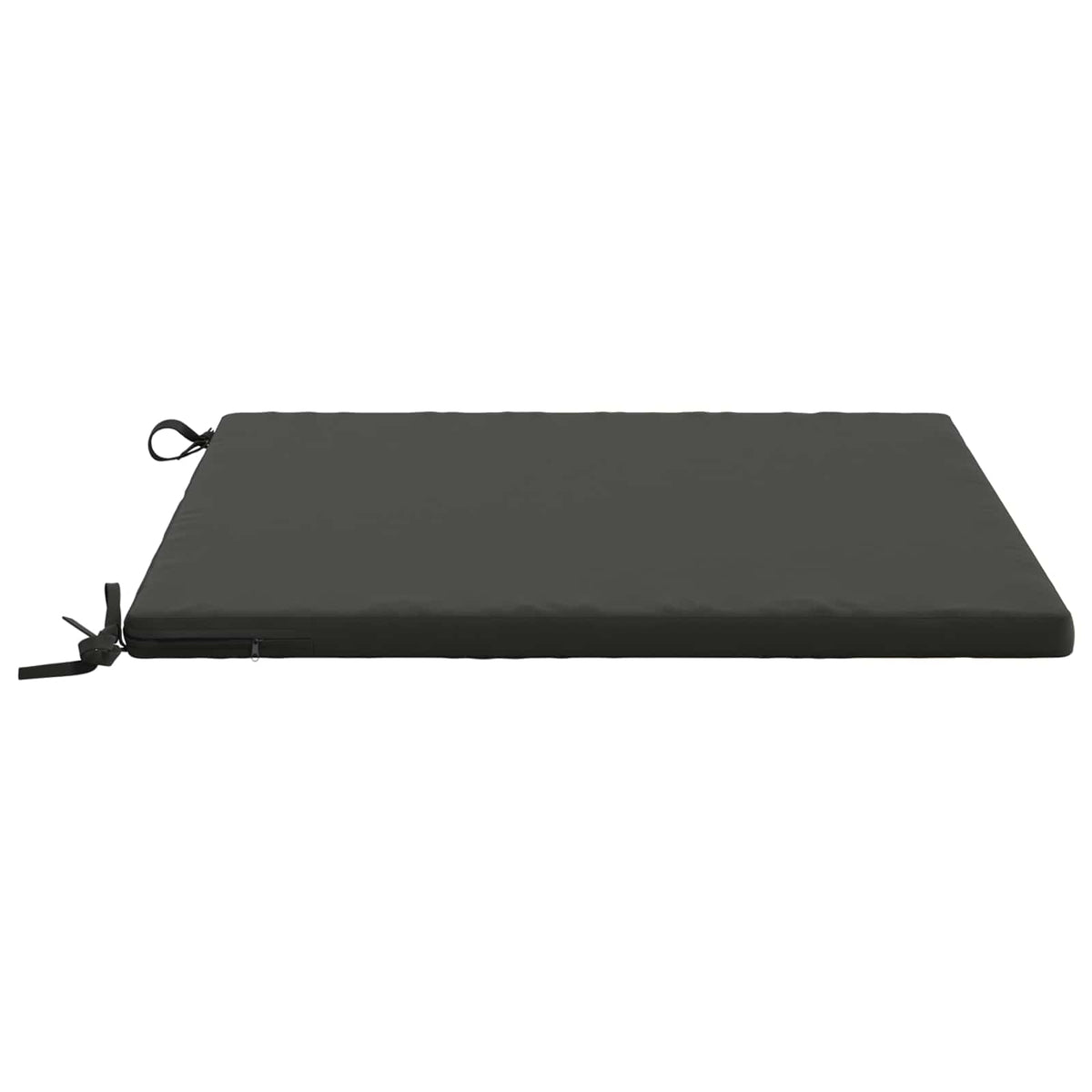 Seat Cushions SOEST 100% Polyester Anthracite 4 pcs Height 3 cm Width 80 cm Anthracite (polyester)