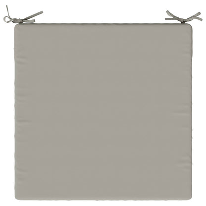 Seat Cushions SOEST 100% Polyester Anthracite 4 pcs Height 5 cm Width 80 cm Grey (polyester)