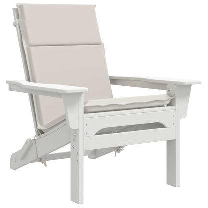 vidaXL High Back Chair Cushion GEMERT 4 pcs 100% Polyester White 3