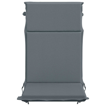 vidaXL High Back Chair Cushion GEMERT 4 pcs 100% Polyester Blue 4