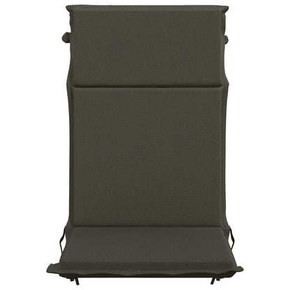 vidaXL High Back Chair Cushion GEMERT 6 pcs 100% Polyester Anthracite 4