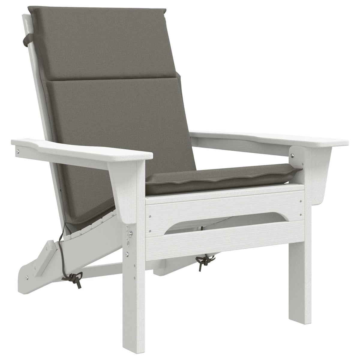 vidaXL High Back Chair Cushion GEMERT 6 pcs 100% Polyester Grey 3