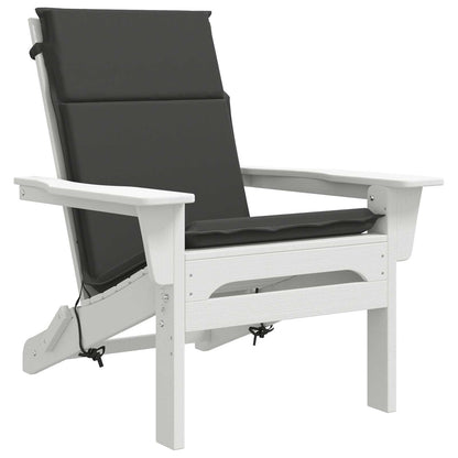 High Back Chair Cushion GEMERT 2 pcs 100% Polyester Anthracite (polyester)