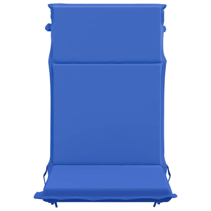 vidaXL High Back Chair Cushion GEMERT 6 pcs 100% Polyester Royal Blue 4