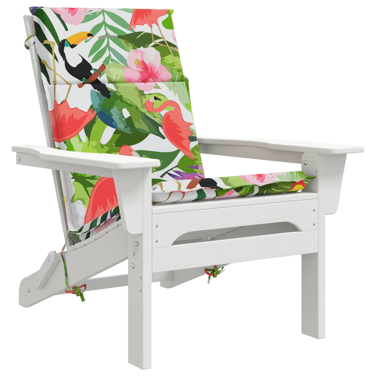 vidaXL High Back Chair Cushion GEMERT 6 pcs 100% Polyester Multicolour 3