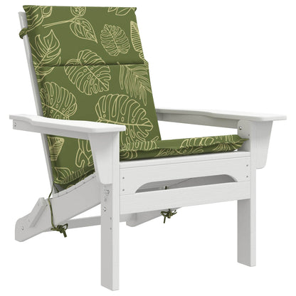 vidaXL High Back Chair Cushion GEMERT 2 pcs 100% Polyester Leaf Design 3