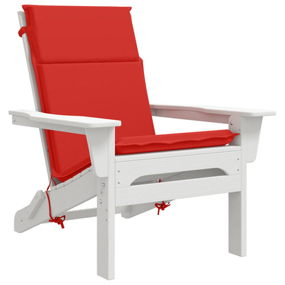 vidaXL High Back Chair Cushion GEMERT 4 pcs 100% Polyester Red 3