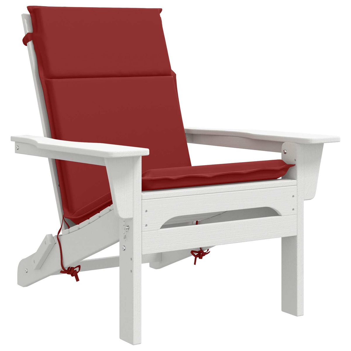 vidaXL High Back Chair Cushion GEMERT 6 pcs 100% Polyester Wine Red 3