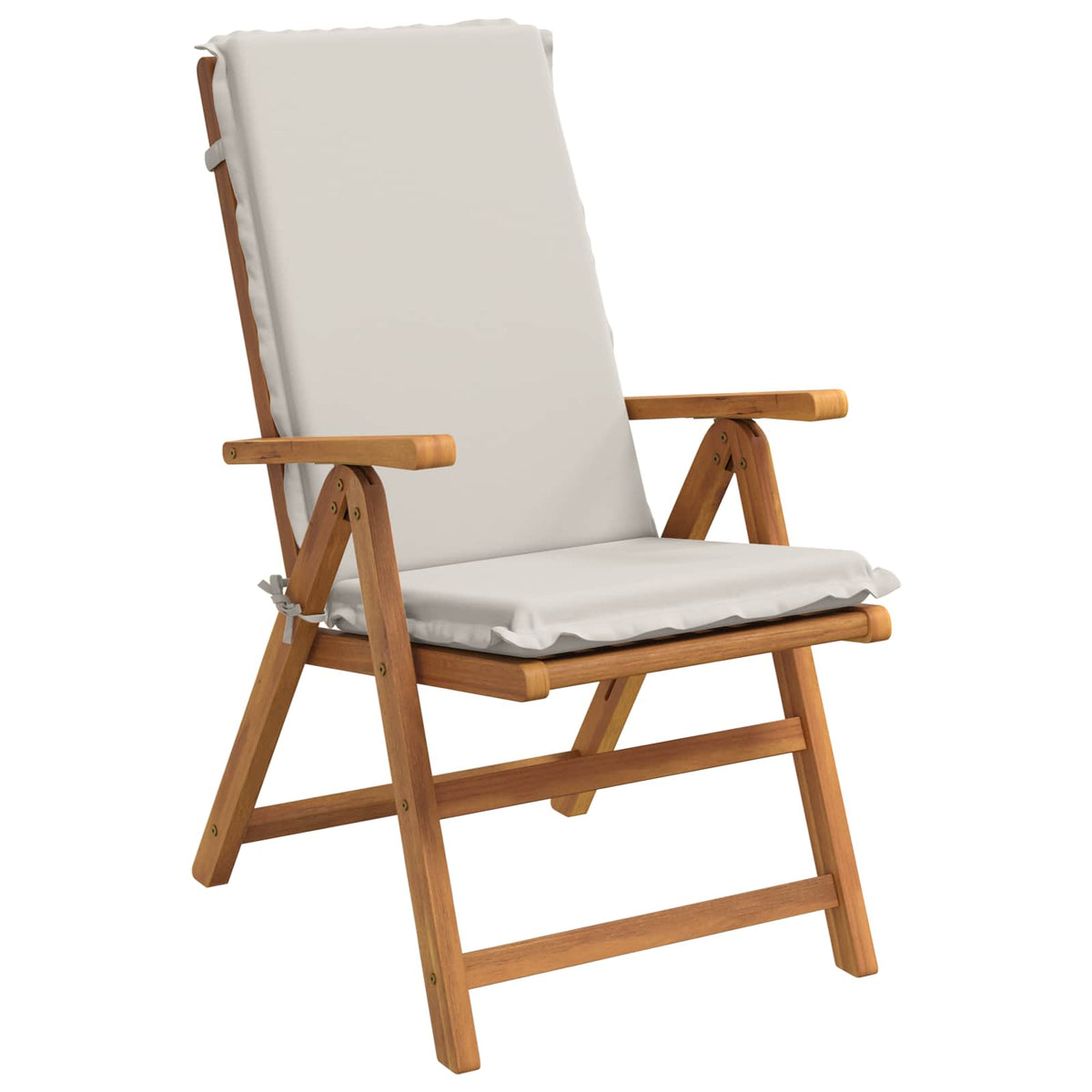High Back Chair Cushion GEMERT 100% Polyester White 4 pcs White (melange)