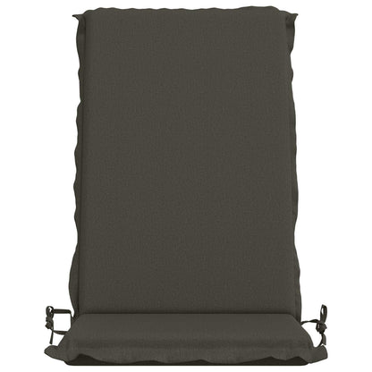 vidaXL High Back Chair Cushion GEMERT 4 pcs 100% Polyester Anthracite 4