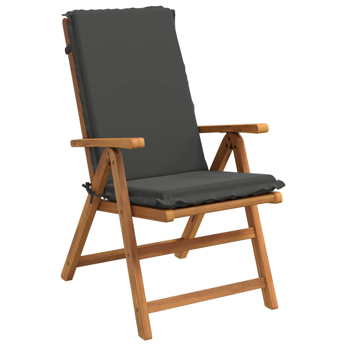 High Back Chair Cushion GEMERT 100% Polyester 4 pcs Anthracite (polyester)