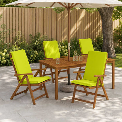 High Back Chair Cushion GEMERT 100% Polyester 4 pcs Bright green (polyester)