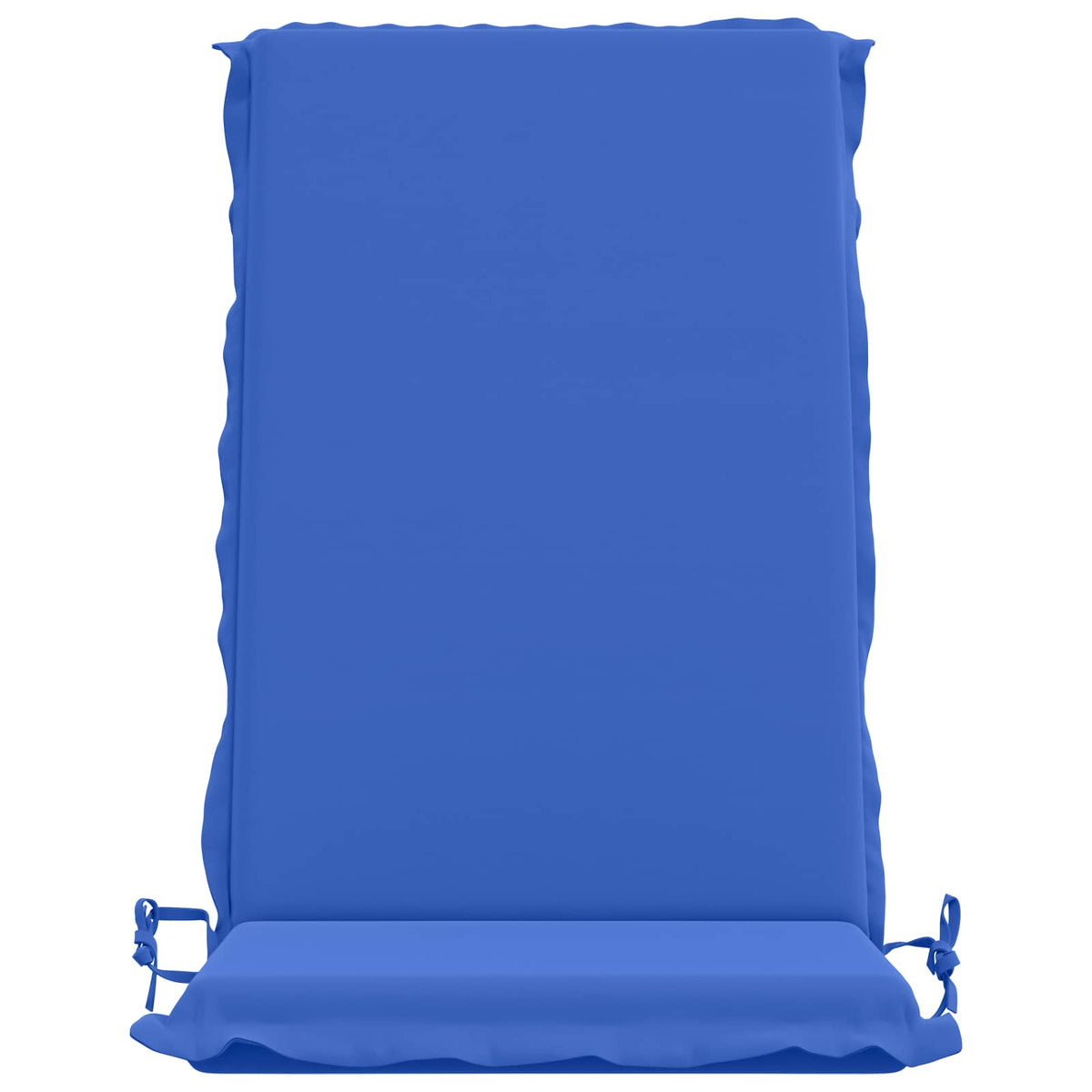 High Back Chair Cushion GEMERT 100% Polyester Taupe 2 pcs Royal blue (polyester)