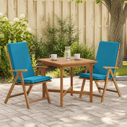 High Back Chair Cushion GEMERT 100% Polyester 2 pcs Light Blue (polyester)