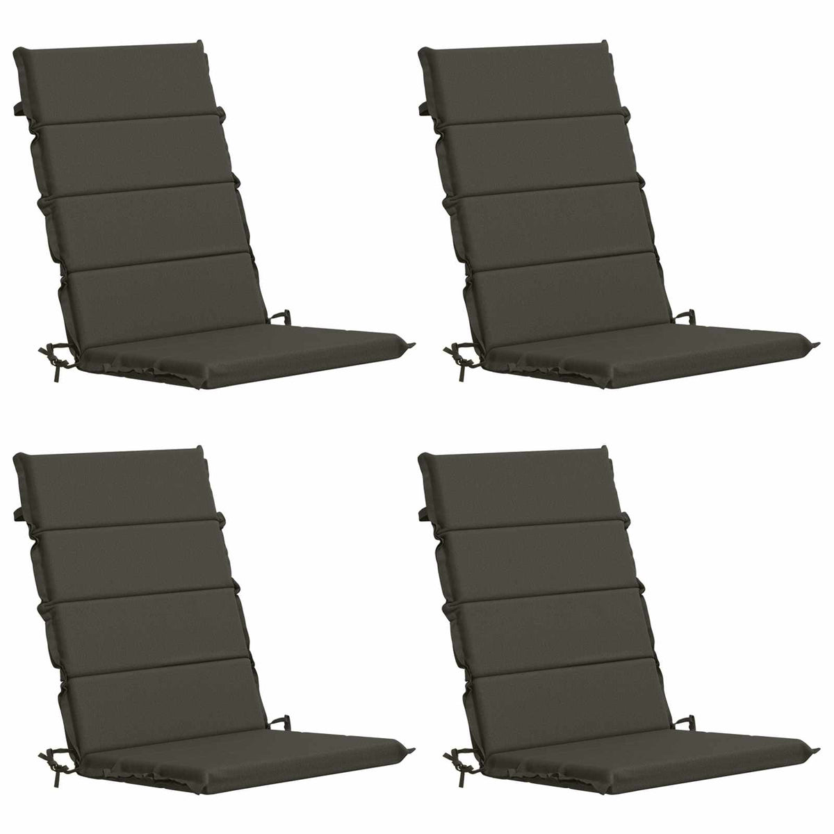 High Back Chair Cushion GEMERT 100% Polyester High Back Cushion (melange) Anthracite 4