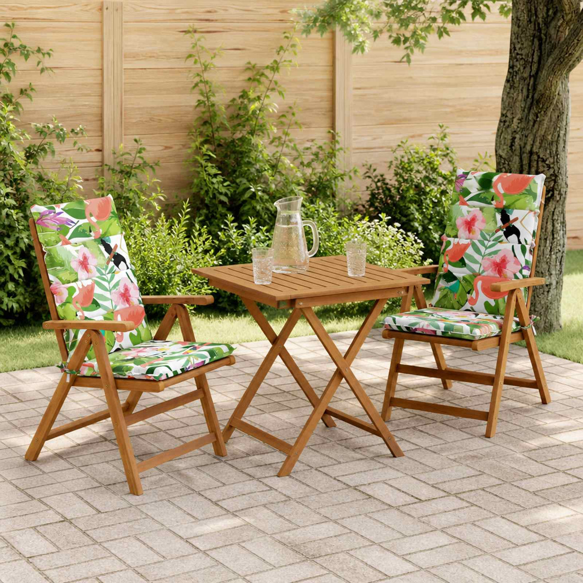 High Back Chair Cushion GEMERT 100% Polyester High Back Cushion (polyester) 2 pcs Multicolour