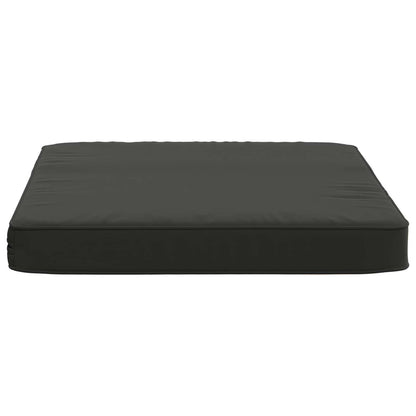 4-Piece Seat Cushions VUGHT 100% Polyester Grey 4 pcs Width 50 cm Anthracite (polyester)
