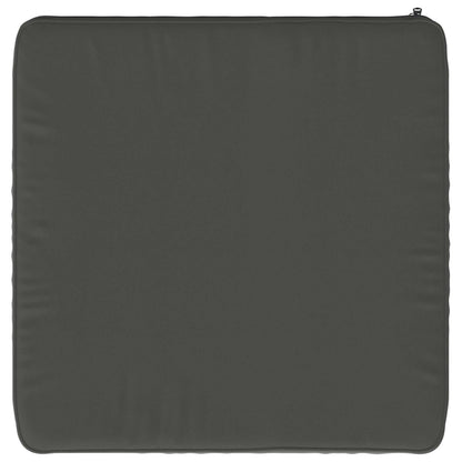 4-Piece Seat Cushions VUGHT 100% Polyester Grey 4 pcs Width 50 cm Anthracite (polyester)