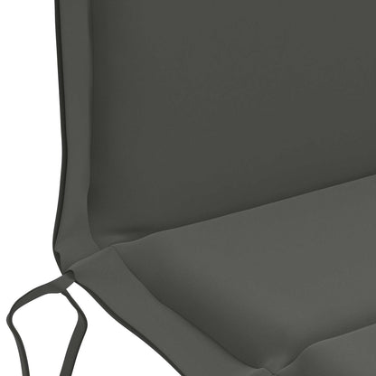 Low Back Chair Cushion GEMERT 100% Polyester Grey 110 x 50 x 3 cm 6 pcs Anthracite (polyester)