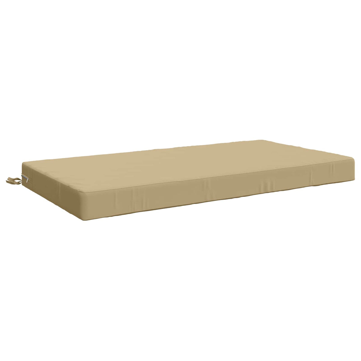vidaXL Seat Cushion SOEST 100% Polyester Beige 120 x 60 x 10 cm 2