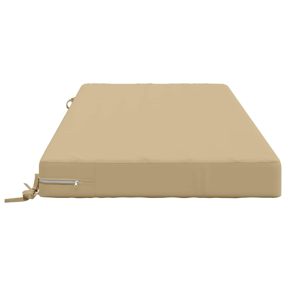 vidaXL Seat Cushion SOEST 100% Polyester Beige 120 x 60 x 10 cm 4