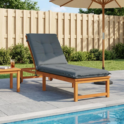 Sunlounger Cushion GEMERT 100% Polyester Melange 190 x 50 x 9 cm Blue