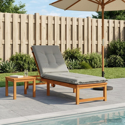 Sunlounger Cushion GEMERT Polyester 190 x 50 x 9 cm Grey