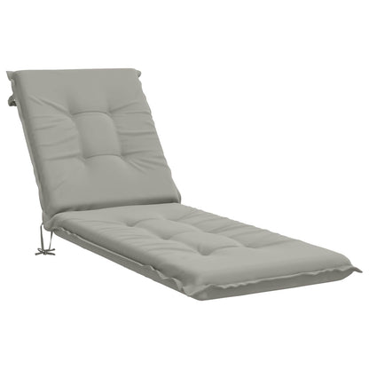 Sunlounger Cushion GEMERT Polyester 190 x 60 x 9 cm Grey