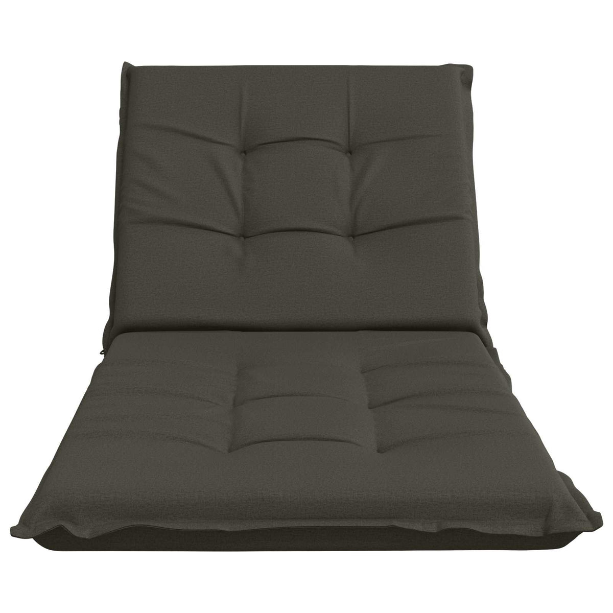 Sunlounger Cushion GEMERT 100% Polyester Melange 190 x 70 x 9 cm Anthracite