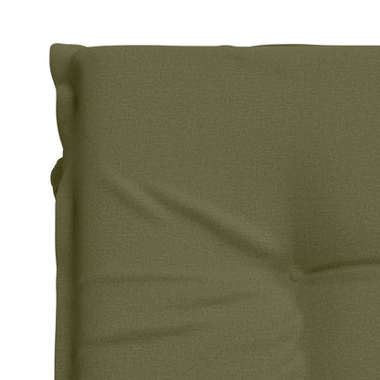 Sunlounger Cushion GEMERT 100% Polyester Melange 190 x 90 x 9 cm Olive green