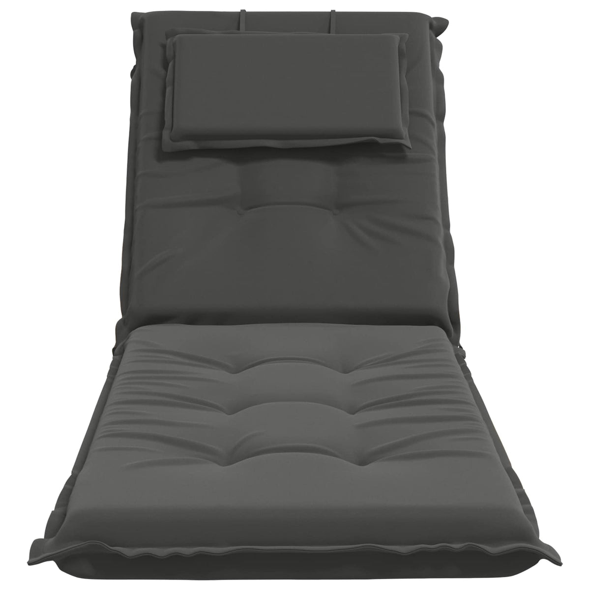 Sunlounger Cushion GEMERT Polyester Anthracite 190 x 60 x 9 cm