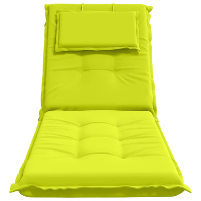 vidaXL Sunlounger Cushion GEMERT 100% Polyester Bright Green 4