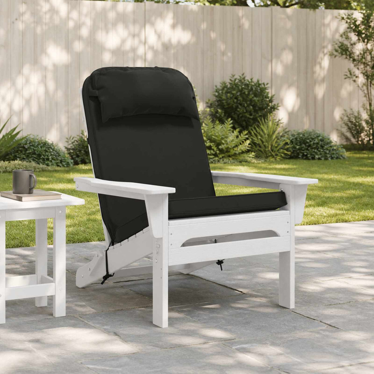 Adirondack Chair Cushion Polyester Black