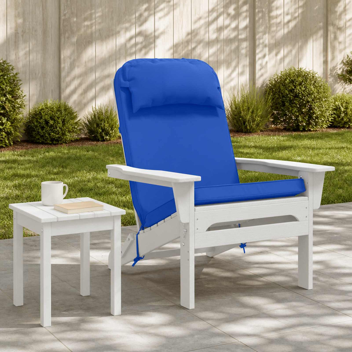 Adirondack Chair Cushion Polyester Royal blue