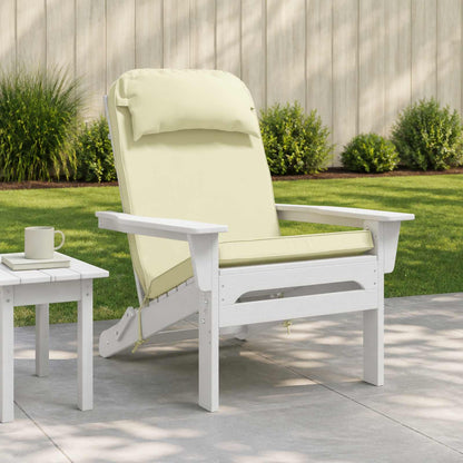 Adirondack Chair Cushion Polyester Cream