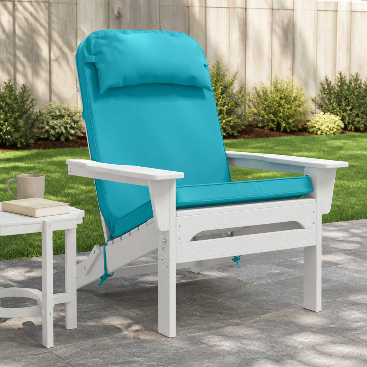 Adirondack Chair Cushion Polyester Turquoise