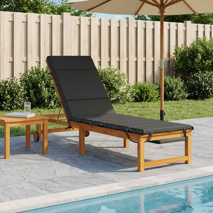 Sunlounger Cushion GEMERT Polyester 200 x 60 x 3 cm Anthracite